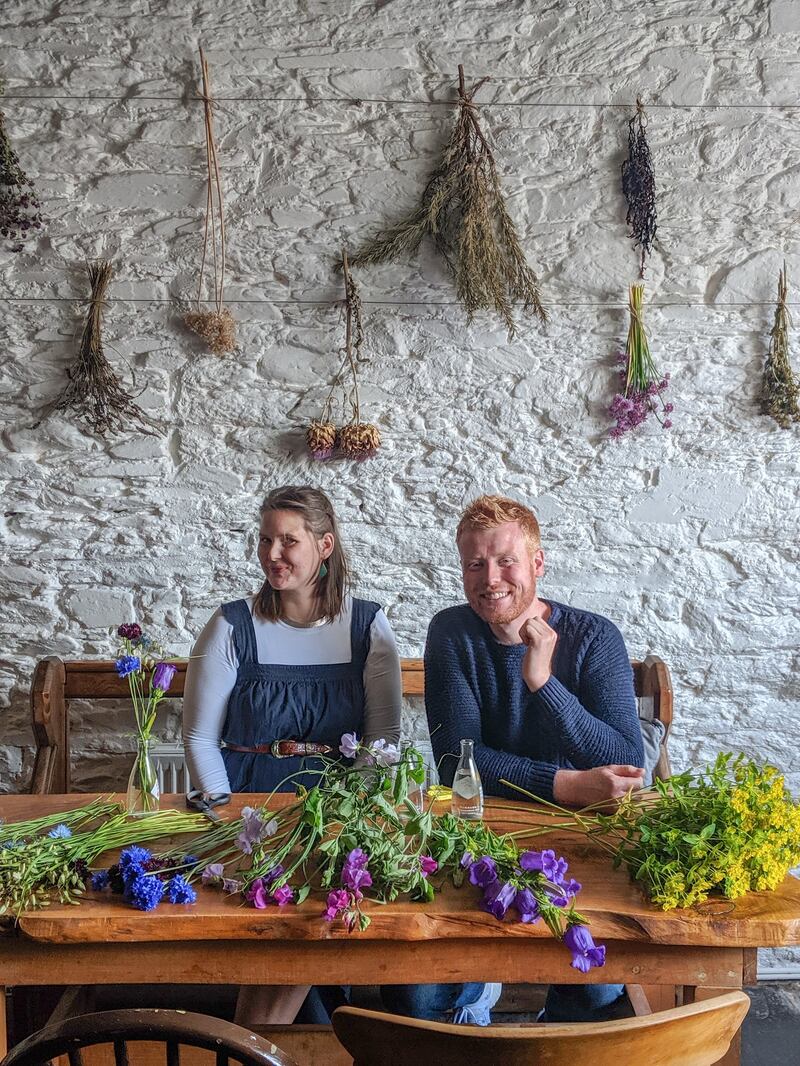 Mark Moriarty with Sadie Pearce on the first episode of Beyond the Menu