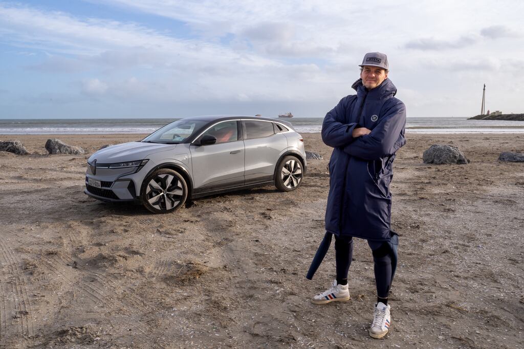 Francois Humberto at the entrance to Dollymount Beach, one of his favourite places to kite surf
