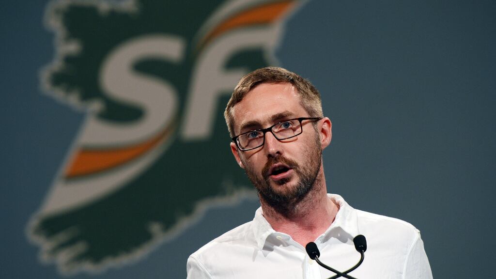 Eoin Ó’Broin, who is favour of the 12-week proposal, told RTÉ his preference is for the party to hold an ard fheis before the referendum.  Photograph: Alan Betson