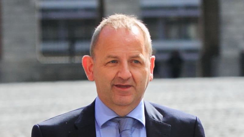 Sgt Maurice McCabe at Dublin Castle for the Charleton Tribunal. Photograph: Gareth Chaney/Collins.