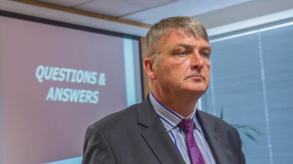 Garda Síochána Ombudsman Commission (GSOC) Chairman Simon O’Brien said he has no intention of resigning. Photograph: Brenda Fitzsimons / The Irish Times