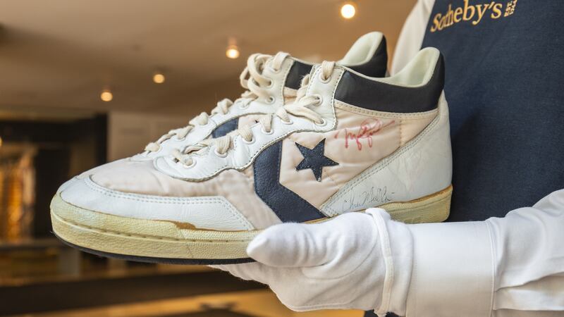 Bidding has now opened on Michael Jordan’s Converse Fastbreak sneakers, estimated at $80,000 - $100,000 (€67,722-€84,653) by Sotheby’s.