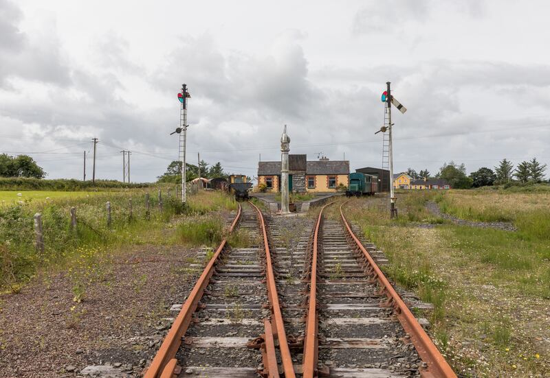 The West Clare Railway train station at Moyasta Junction, Co Clare.