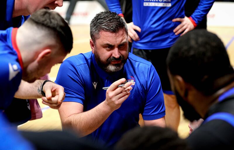UCC Blue Demons’ head coach Daniel O'Mahony. Photograph: Ryan Byrne/Inpho