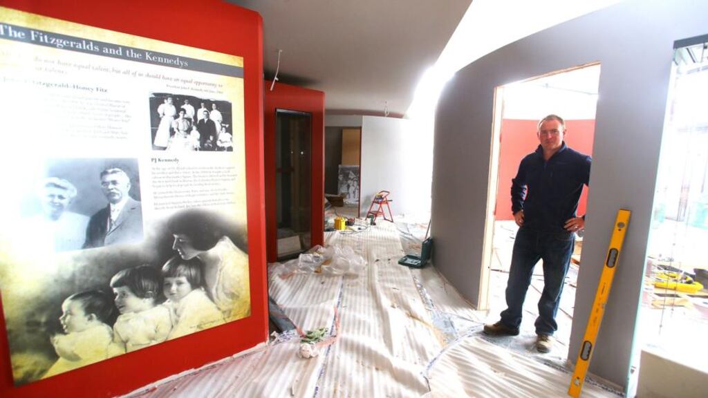 Patrick Grennan, third cousin to former US president John F Kennedy, at the new visitor centre at the Kennedy homestead, Dunganstown, Co Wexford. Photograph: Patrick Browne