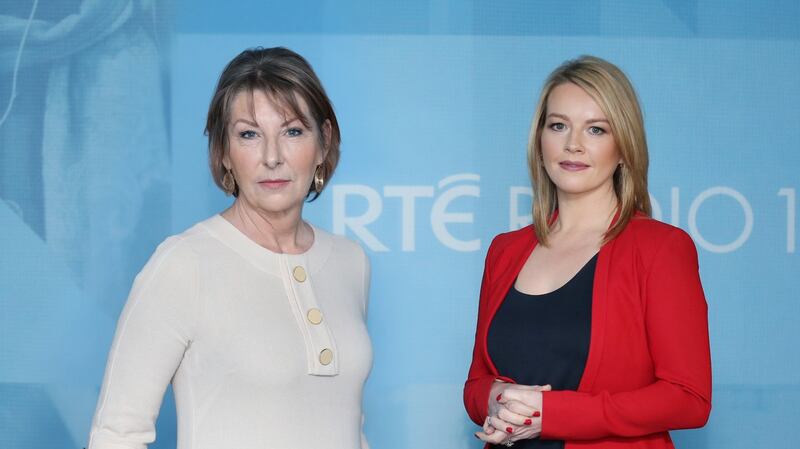 Listenership gains: RTÉ Radio 1’s ‘News at One’ presenters Áine Lawlor and Claire Byrne.