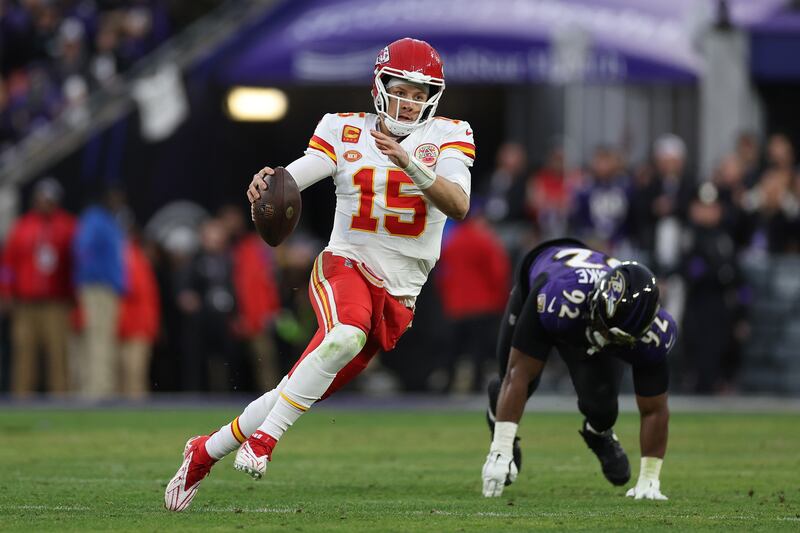The Chiefs have reached the Super Bowl in four of the past five seasons under quarterback Patrick Mahomes. Photograph: Patrick Smith/Getty Images