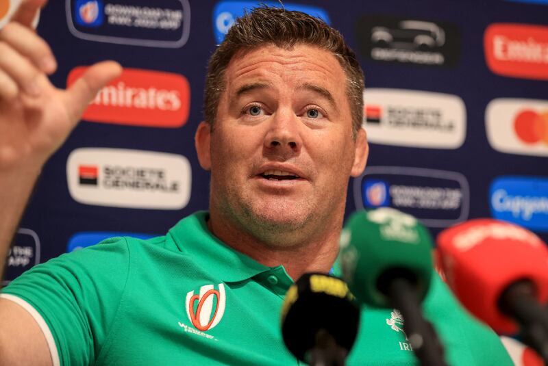 Ireland scrum coach John Fogarty. Photograph: Dan Sheridan/Inpho