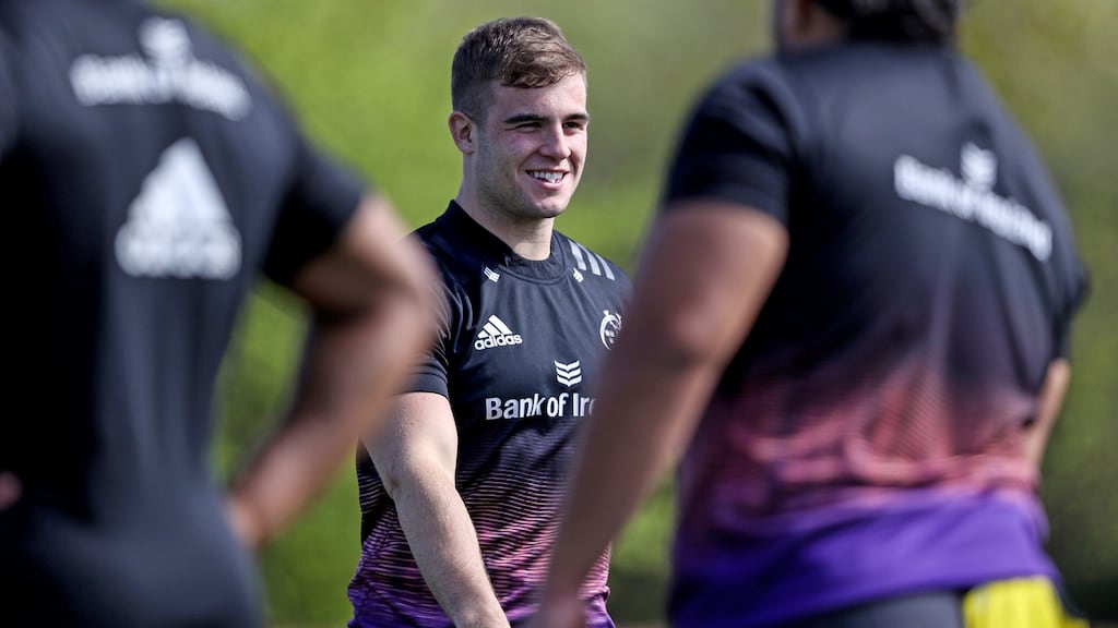 Munster young gun Alex Kendellen:  ‘I’m building confidence with every game.’ Photograph:  Evan Treacy/Inpho
