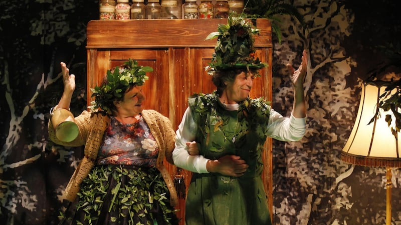 Junges Ensemble Stuttgart Johnnes and Margarethe at the Ark as part of Dublin Theatre Festival. “You have the same opportunity to take creative risk in theatre for children as in any other artform.” Photograph: Karolin Back