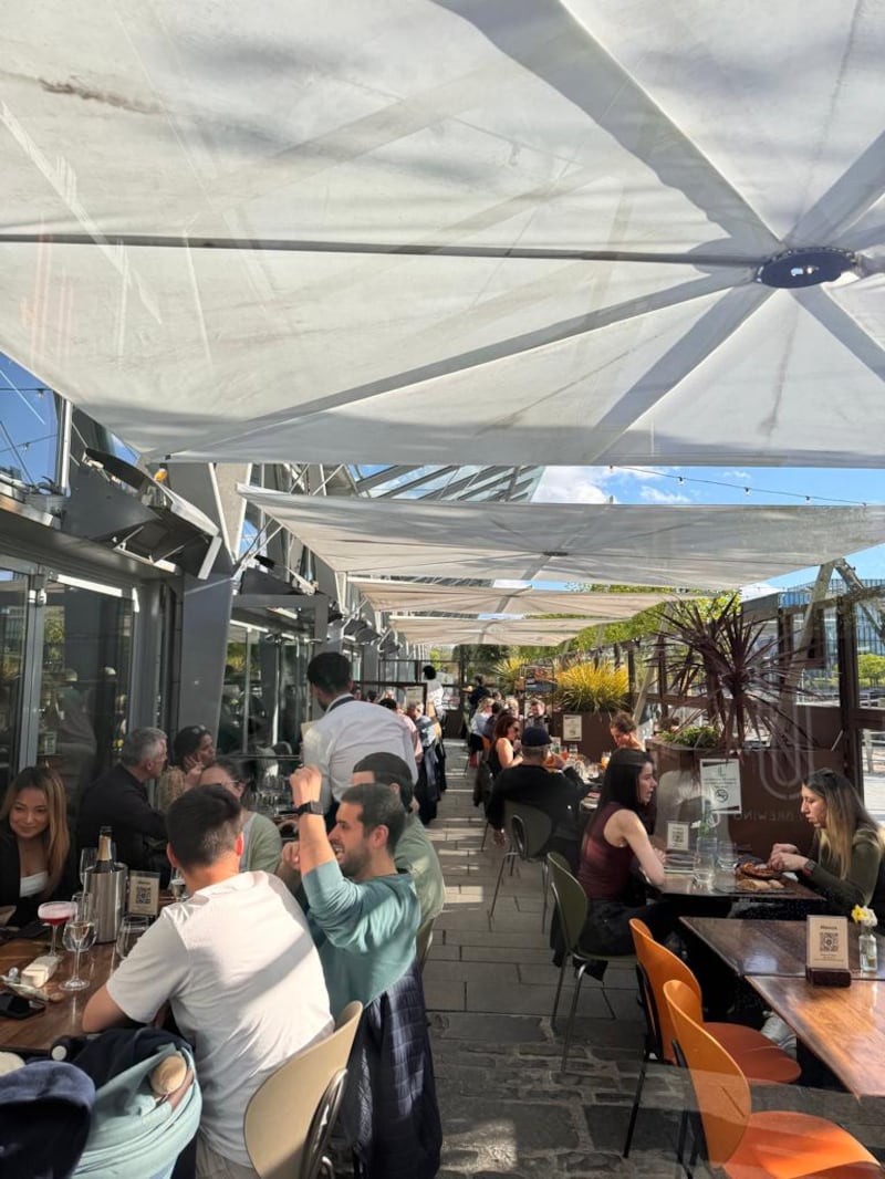 Urban Brewing at the IFSC has a spacious terrace