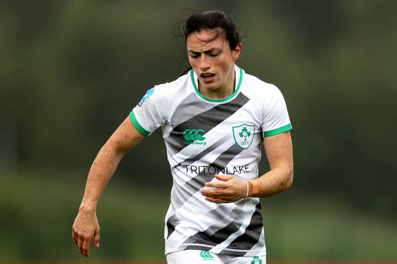 Lucy Mulhall has been nominated for women's sevens player of the year. Photograph: Laszlo Geczo/Inpho