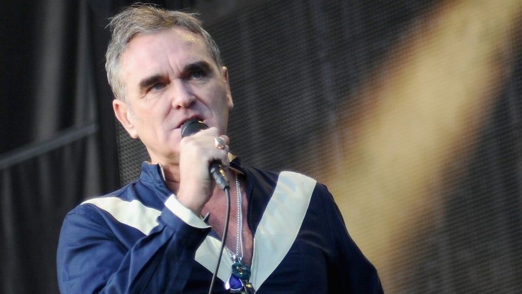Morrissey: bed-bound. Photograph: Savenok/Getty Images for Firefly/AFP