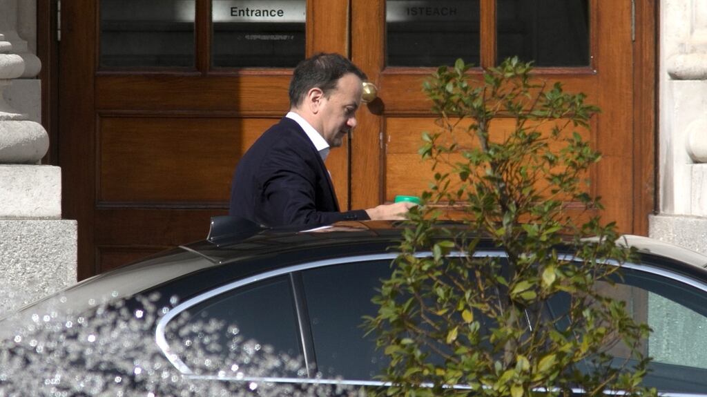 It is understood Tánaiste Leo Varadkar told the meeting he regrets that the resumption of click-and-collect services was not backed by the National Public Health Emergency Team. Photograph: Gareth Chaney/Collins