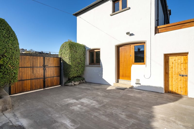 The property has off street parking in a private courtyard