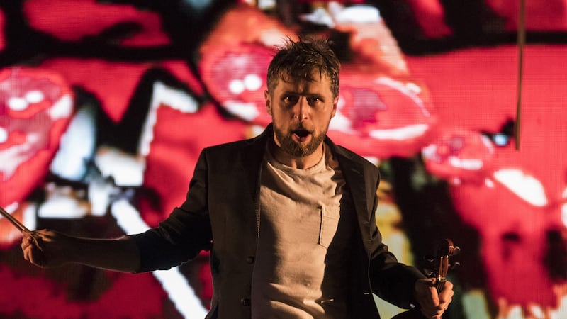 Aaron Monaghan as Martin in The Second Violinist. Photograph: Patrick Redmond
