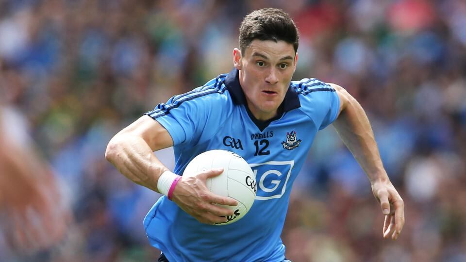 12. Diarmuid Connolly (Dublin) So, after narrowly missing out in the past, there is no denying Connolly his award this season, his skill and athleticism second to none, his ability to point from any angle demonstrated with one all-evading gem against Donegal. Photograph: Cathal Noonan / Inpho
