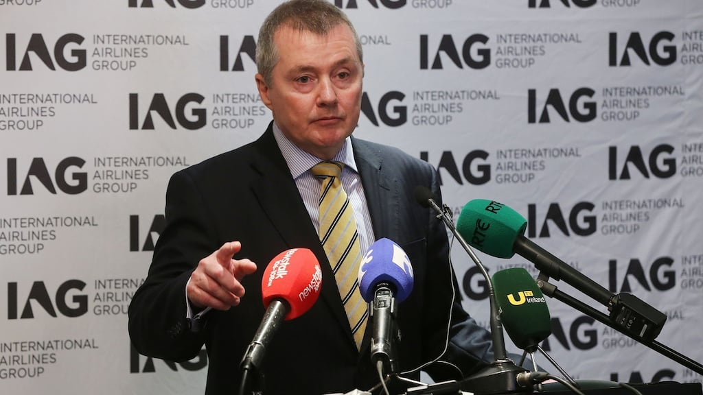 International Airlines Group (IAG) chief executive Willie Walsh. ‘I wrote to MPs last night to say this initiative has in effect torpedoed our opportunity to get flying in July,’ he says. Photograph: Niall Carson/PA Wire