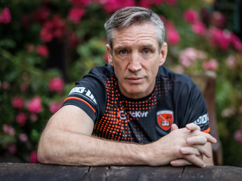 Kieran McGeeney knows there is a public perception out there about him being too serious. Photograph: James Crombie/Inpho