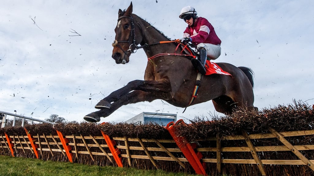 Dylan Robinson in action at Leopardstown. The jockey has been suspended for three years for  tested positive for cocaine  at Galway in October. Photograph: James Crombie/Inpho