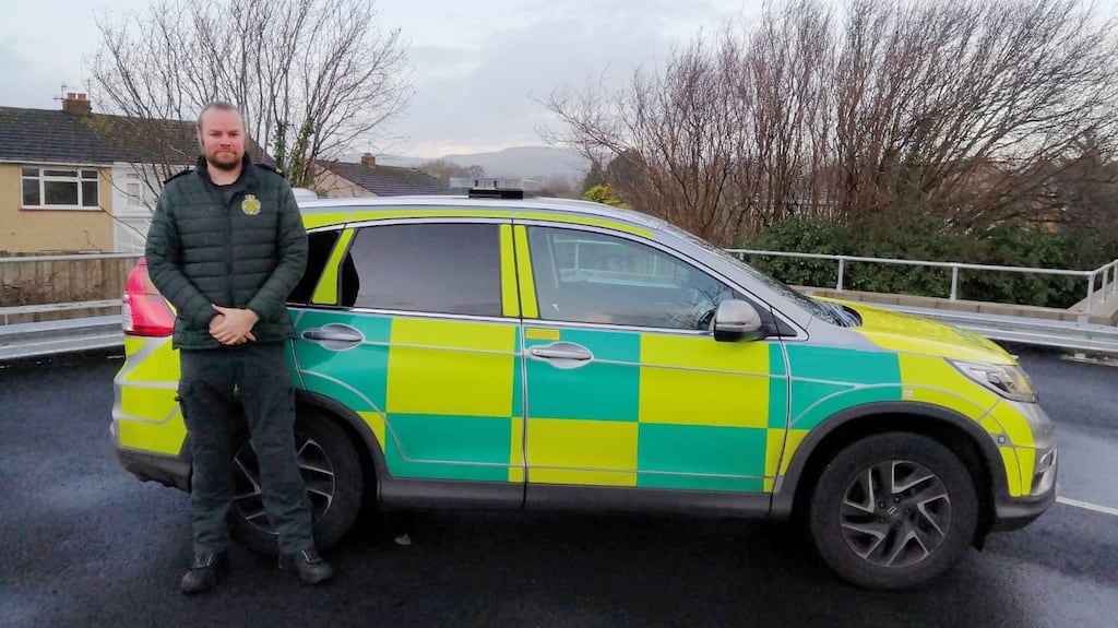 ‘I have had many people ask me if their loved is going to die, whether they will ever see them again?’ Phillip Cahill, who works as a paramedic in Wales