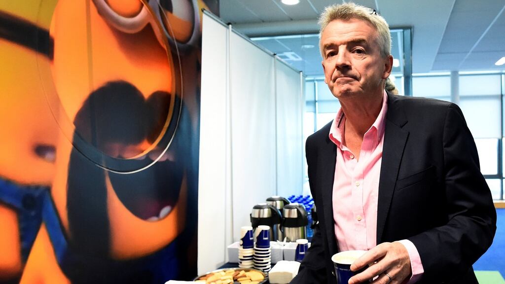 Ryanair chief executive Michael O’Leary arrives at the company’s AGM in Dublin in September. Photograph: Clodagh Kilcoyne/Reuters