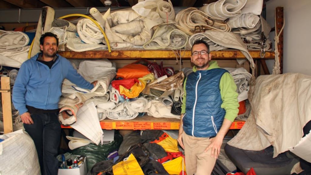 Levente (left) and Attila Magyar in their Kinsale workshop