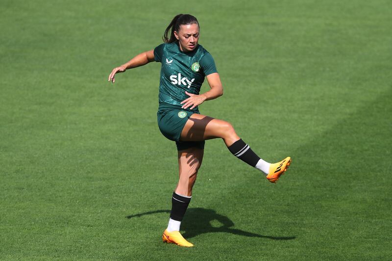 Ireland's Katie McCabe. Photograph: Bryan Keane/Inpho