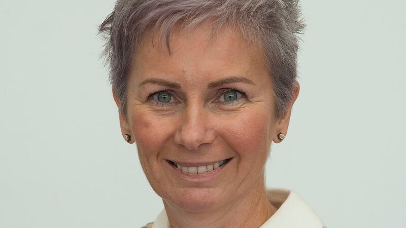 Áine Moran, principal, Le Chéile Secondary School in Tyrrelstown. Photograph: Dave Meehan