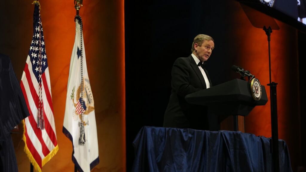Irish Taoiseach Enda Kenny at the Ireland Funds Gala Dinner in Washington. Photograph: Niall Carson/PA Wire
