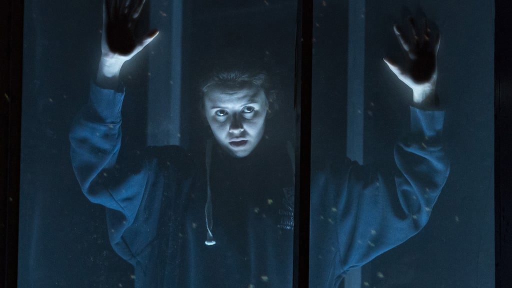 Lauren Coe as Emma in Landmark Productions and The Everyman’s stage production of ‘Asking for It’ by Louise O’Neill. Photograph: Patrick Redmond