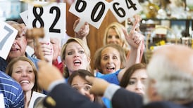 ‘I swore off auctions on account of there being no more room, and the threat of divorce’