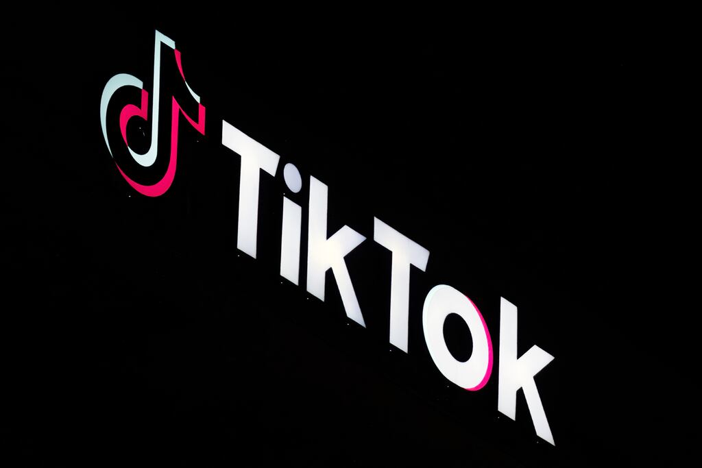 QuitTok: why not celebrate ditching the job you hate by uploading a video of the special moment to TikTok? Photograph: Richard Vogel/AP