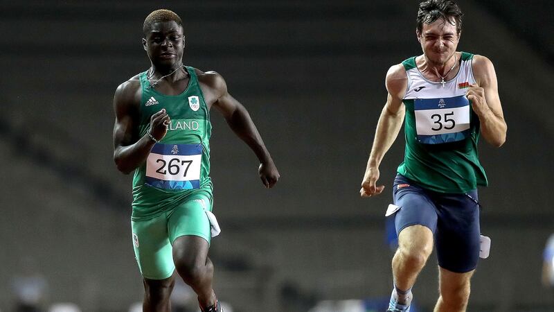 Israel Olatunde represented Ireland at the European Youth Olympic Games at Baku in 2019. Photograph: Bryan Keane/Inpho