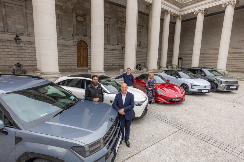 Left to right, Simon Andreucetti, Nevo.ie; Derek Kavanagh, Bank of Ireland; Derek Reilly, Nevo.ie and Karen Kennedy, Bank of Ireland