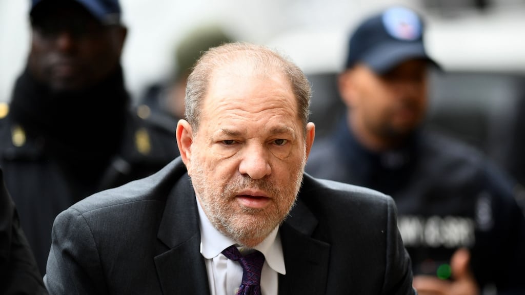 Harvey Weinstein arrives at court in New York City. Photograph: Johannes Eisele/AFP via Getty Images