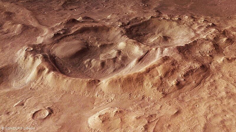 The Hellas Baisin on Mars