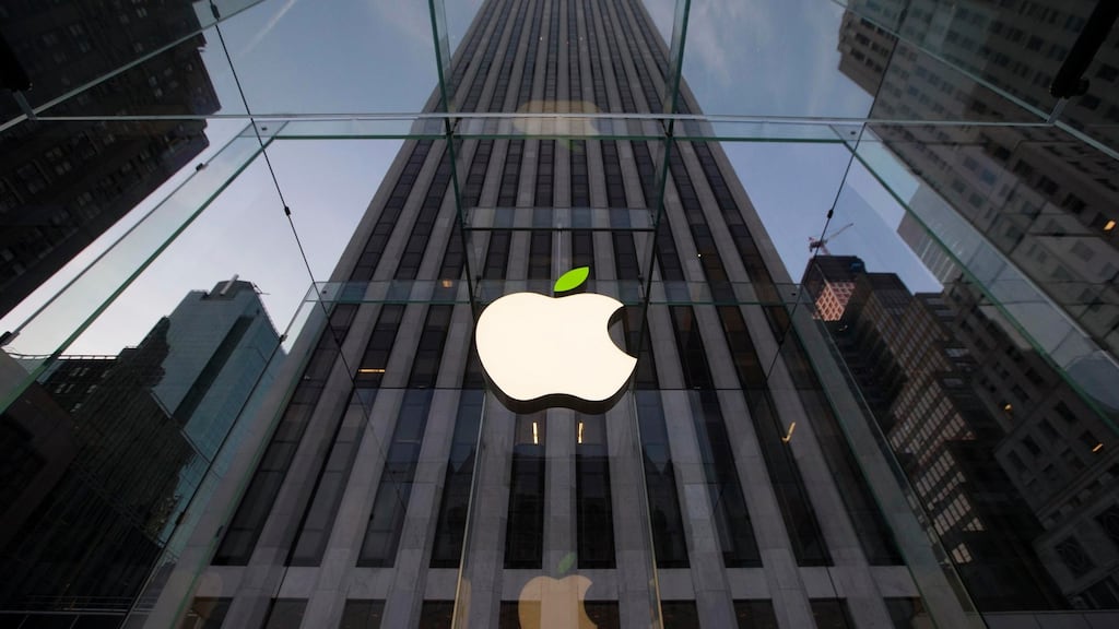 Apple lost 1.12 per cent and was the biggest drag on the S&P and Nasdaq. Photograph: Brendan McDermid/Reuters