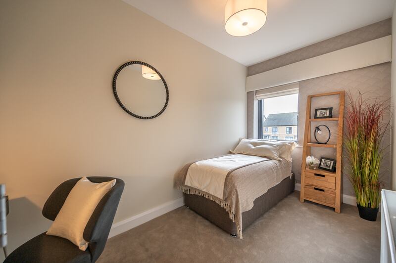 The third bedroom in the Willows development.