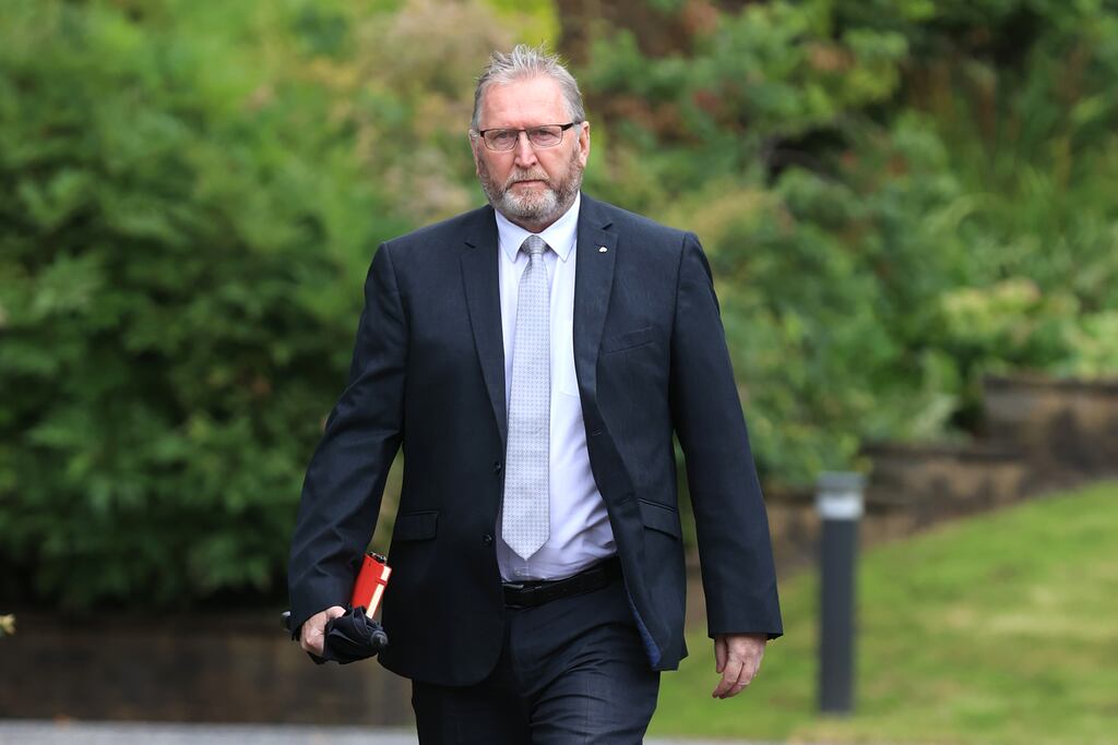 Doug Beattie: 'Irreconcilable differences between myself and party officers combined with the inability to shape the party going forward means I can no longer remain the party leader.' Photograph: Liam McBurney/PA Wire