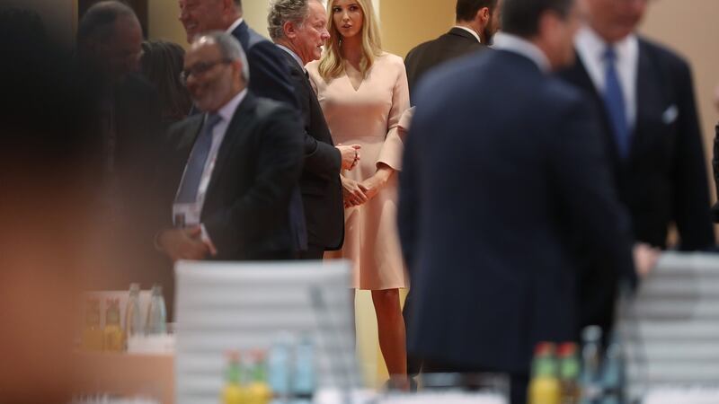 Ivanka Trump,  attended the G20 summit and attracted considerable attention for sitting in for her father in sessions while he held bilateral talks.  Photograph: Sean Gallup/Getty Images