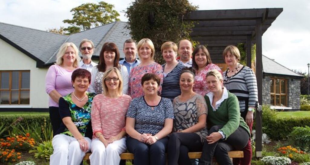 Group Shot: (Back Left-Right) Angela Byrne, Frank Parker, Brain Holland, Rachel Hanrahan, Ellen Carey, Tomasz Livelt, Mary Ruddy, Teresa Allen, (Front left to right) Ann Cashen, Marguerite Duggan, Stella Moran, Rita Delaney, Linda White.