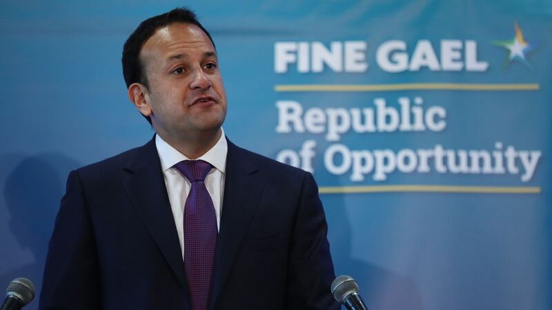 Taoiseach Leo Varadkar at the  Fine Gael think-in in Clonmel, Co Tipperary, ahead of the resumption of the Dáil next week.  Photograph:  PA Wire