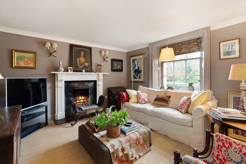 Cosy living room at basement level