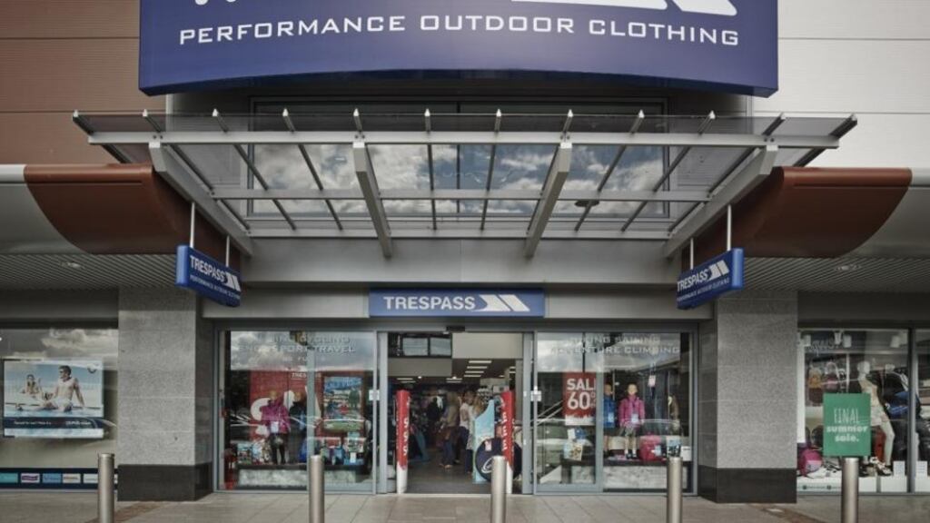 Trespass: to open a new store at Killarney Outlet Centre later this month