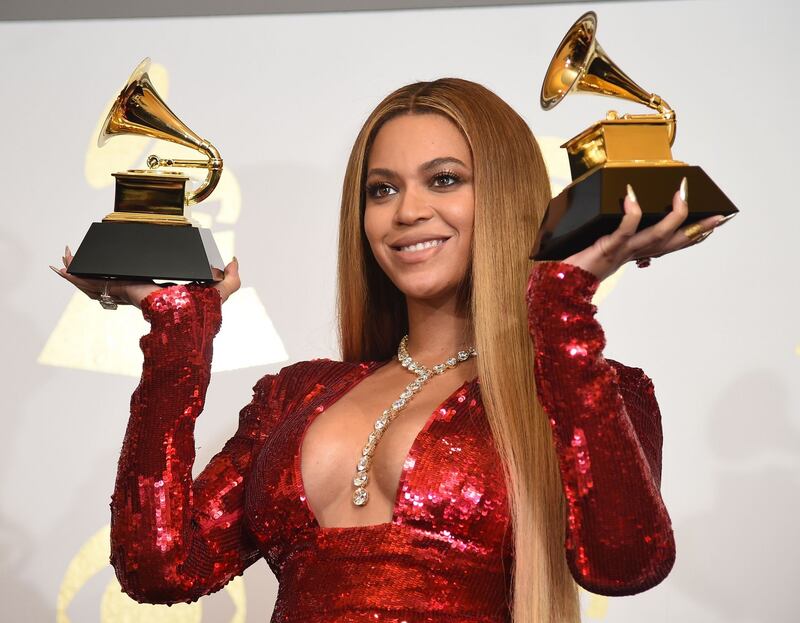 Beyoncé’s nominations came mostly from her song Black Parade, which celebrated Black culture and activism. File photograph: Robyn Beck/AFP via Getty
