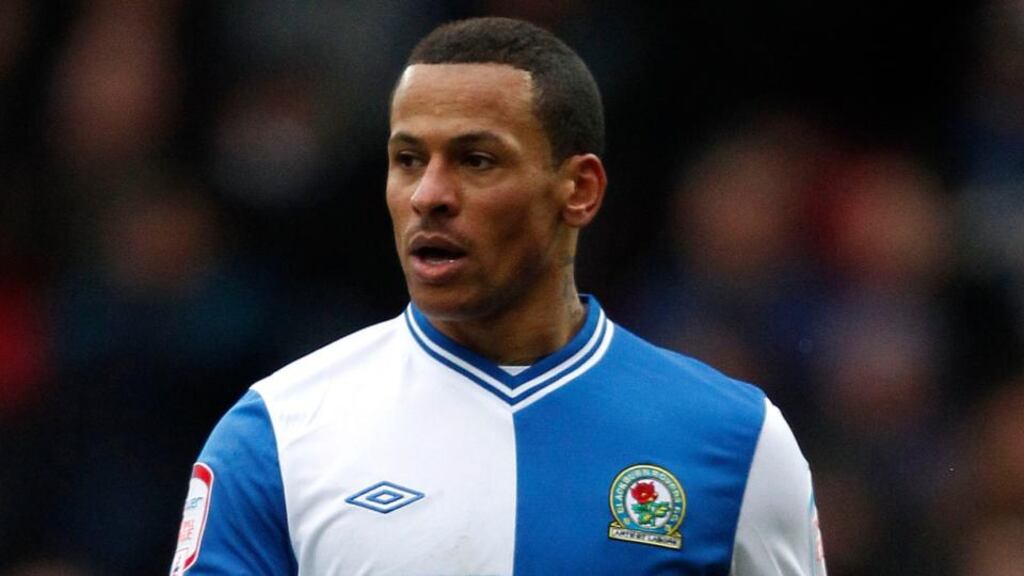 Blackburn forward DJ Campbell was one of the six people arrested in connection with a football spot-fixing investigation. Photograph: Dave Thompson/PA Wire