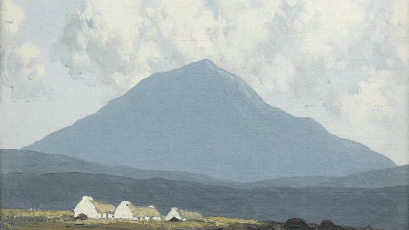 Cottages on Achill by Paul Henry, €140,000-€160,000, Adam’s