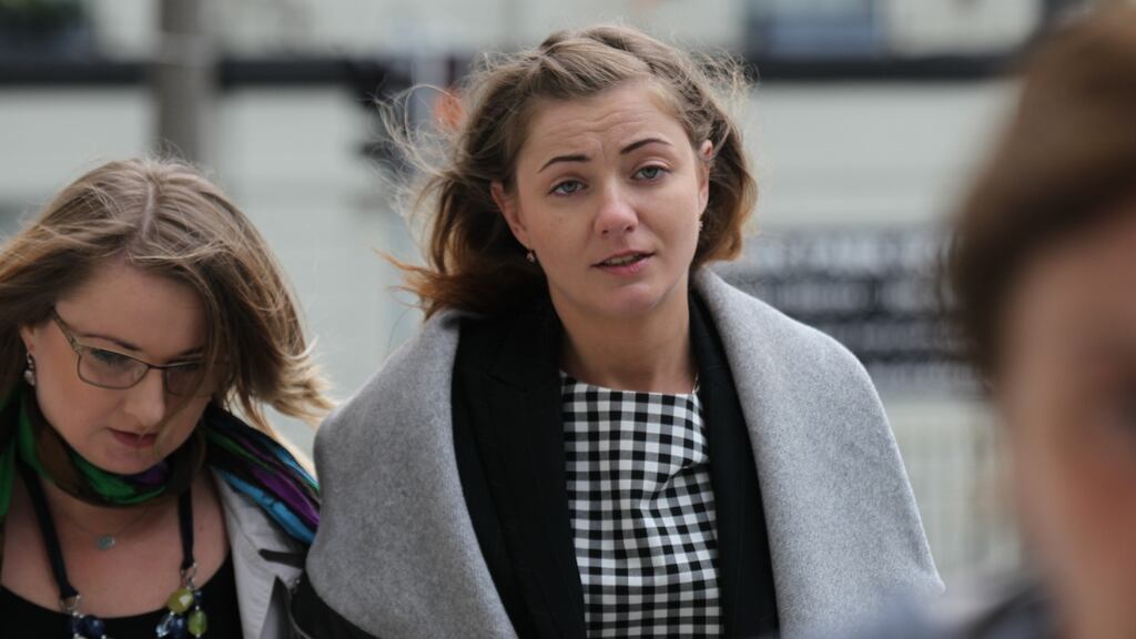 Marta Herda: has pleaded not guilty to the murder of Csaba Orsos at the South Quay, Arklow, in March 2013. Photograph: Collins/Courts