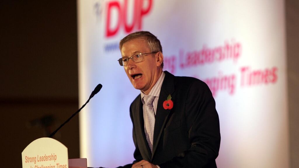 DUP MP Gregory Campbell has said that the Northern Ireland protocol ‘in and of itself is providing insurmountable barriers politically, legally and in terms of trade’. Photograph: Eric Luke/The Irish Times